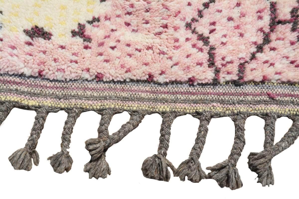 Falling Together (3'2" x 5'2") - Intricate Colorful Tribal Azilal Rug - Image 4