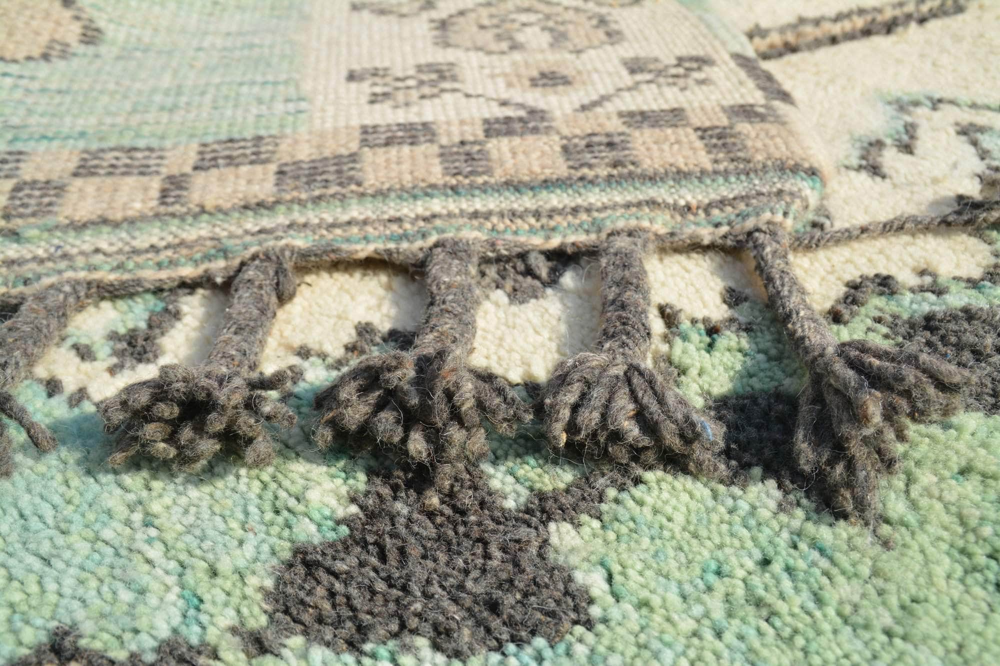 Identity (5' x 7'2") - Intricate Geometric Tribal Azilal Rug - Image 4