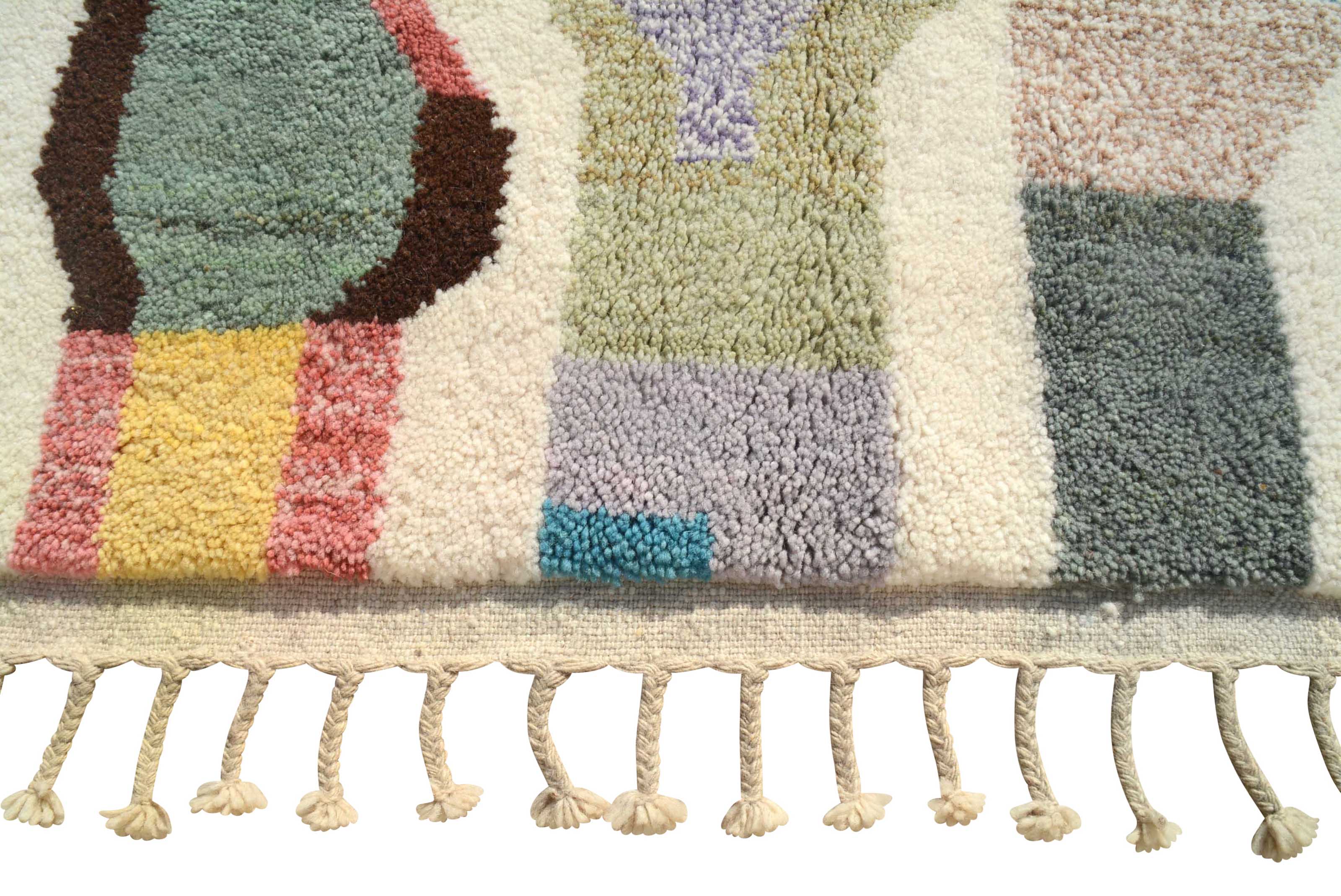 Moonstone Bloom | Bespoke Perla Abstract Azilal Rug - Image 3