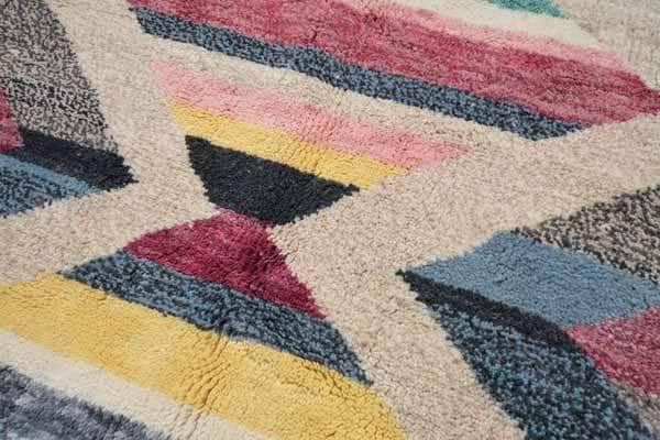 Painted Desert (8'2" x 10') - Large Geometric Kilim-Style Azilal Rug - Image 2