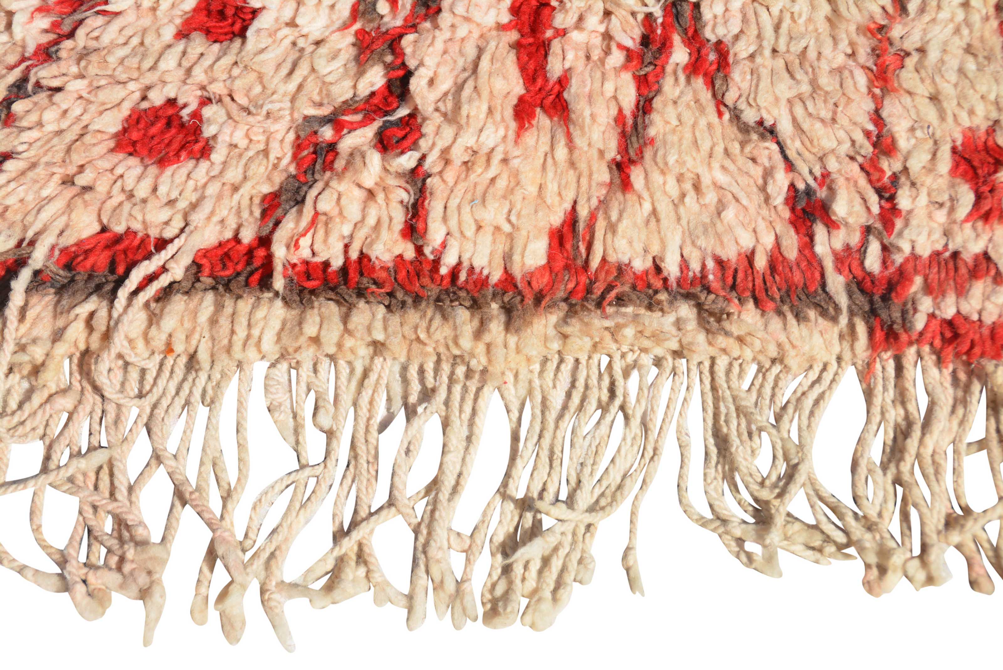 Soul On Fire (4' x 6'5") – Faded Vintage Red Boujaad Rug - Image 3
