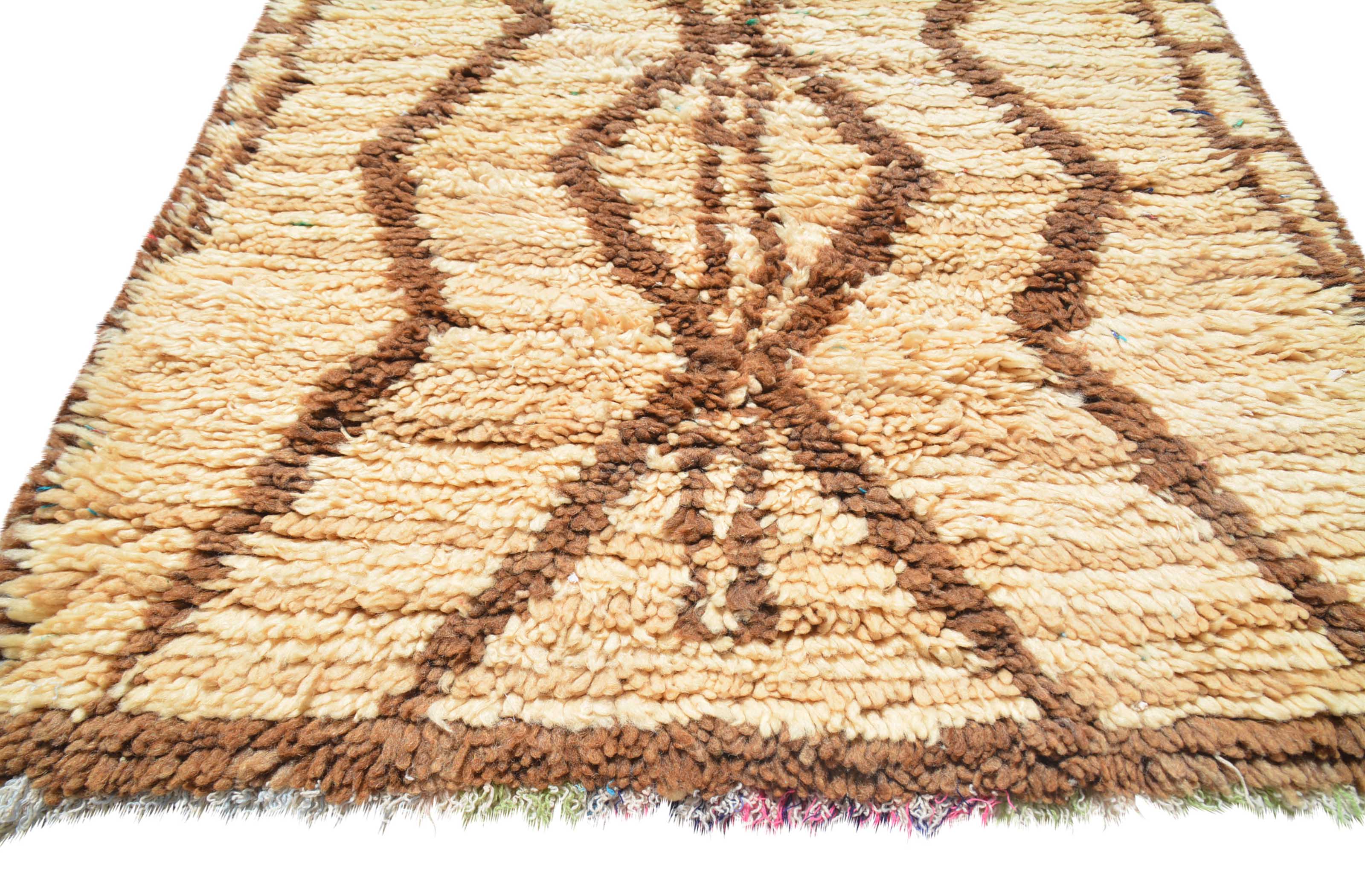 Soul Vibe (2'6" x 5'11") – Vintage Natural Wool Beni Ourain Runner - Image 4