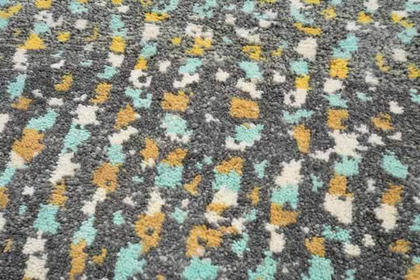 Woodlands (3'10" x 5'8") - Bold Abstract Charcoal & Ivory Beni Ourain Rug - Image 2